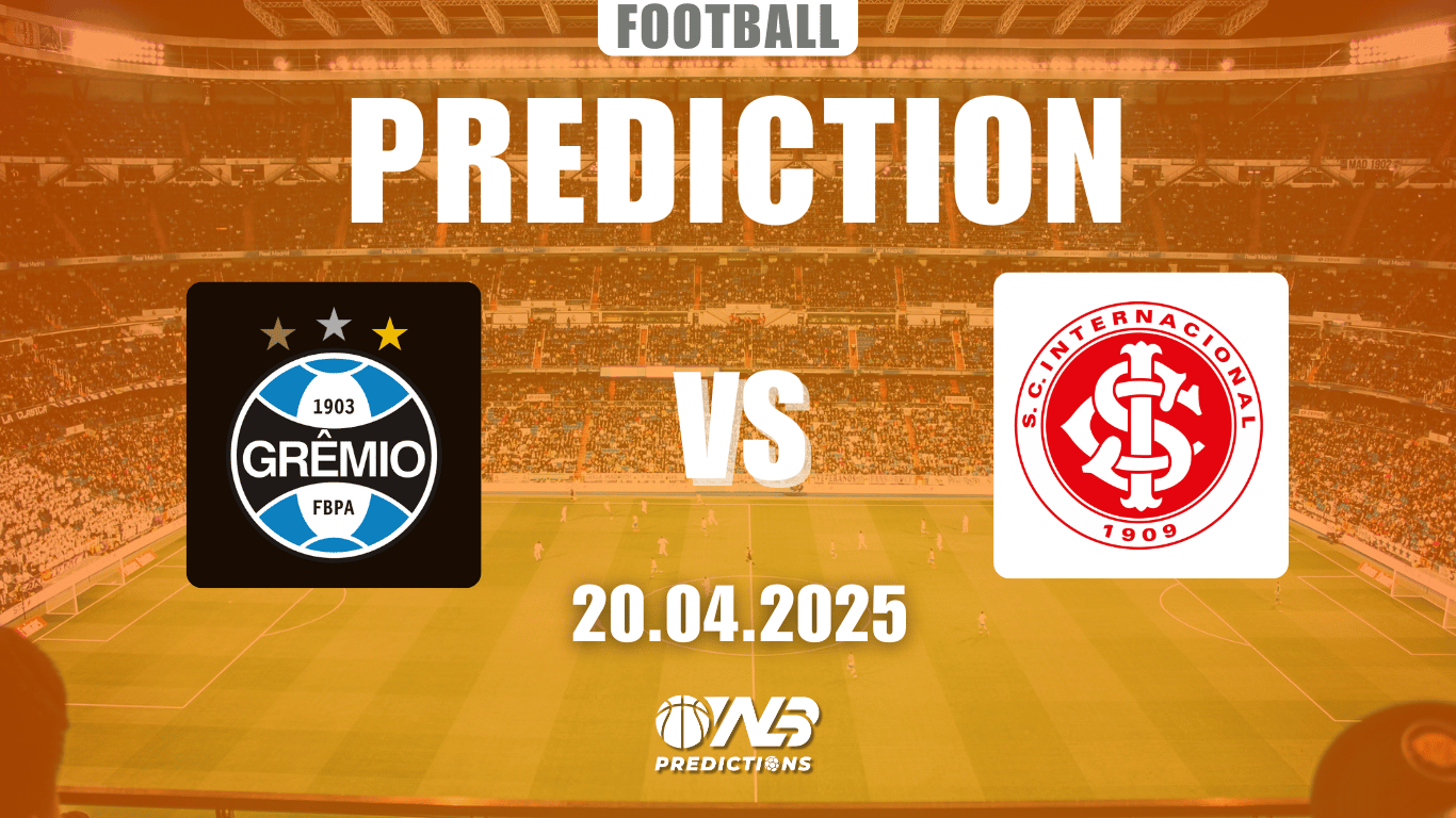 Grêmio vs Internacional prediction and betting tips 20 April